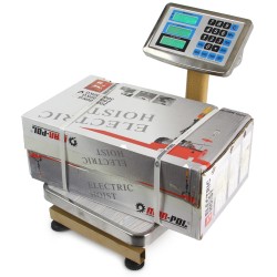 Bilancia Elettronica Industriale Display Digitale Acciaio Piattaforma Commerciale Pieghevole (60kg)